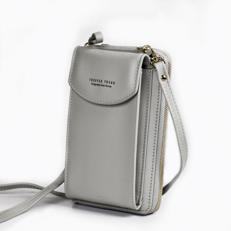 Forever Young Crossbody Telefoontas – Compacte Schoudertas met Meerdere Vakken