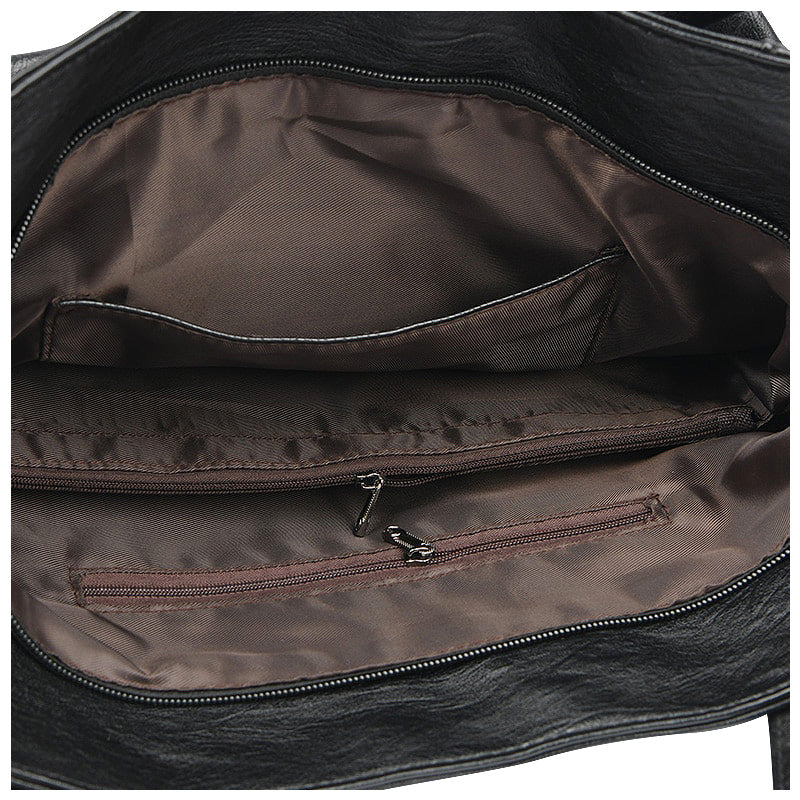 Luxe Dames Handtas – Ruime Schoudertas met Kwastjes