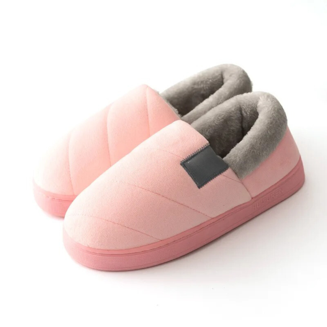 Heren Pantoffels met Gesloten Hiel – Warme Huisschoenen met Antislip Zool