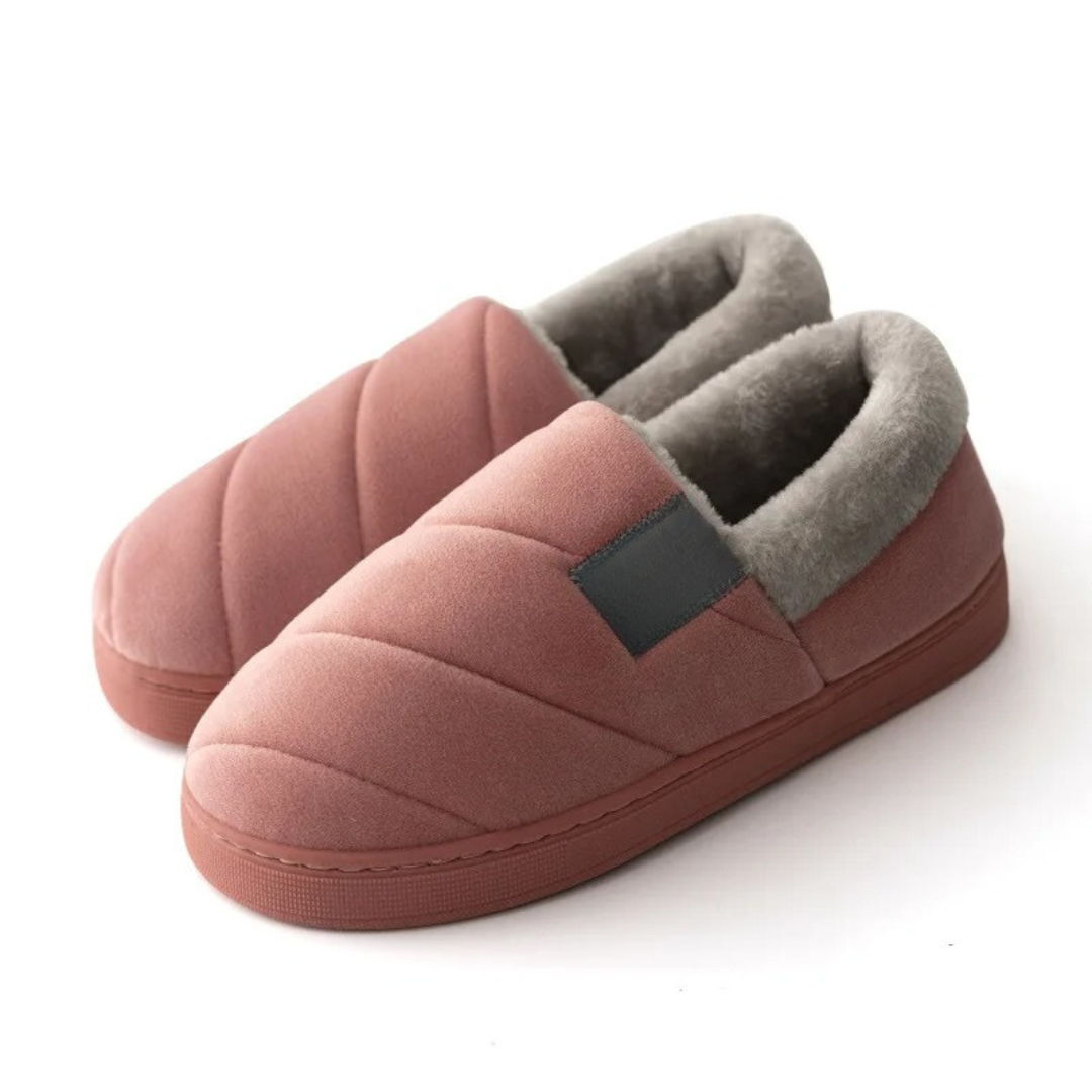 Heren Pantoffels met Gesloten Hiel – Warme Huisschoenen met Antislip Zool