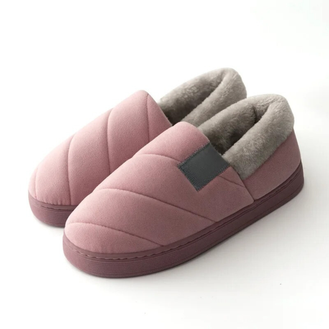 Heren Pantoffels met Gesloten Hiel – Warme Huisschoenen met Antislip Zool