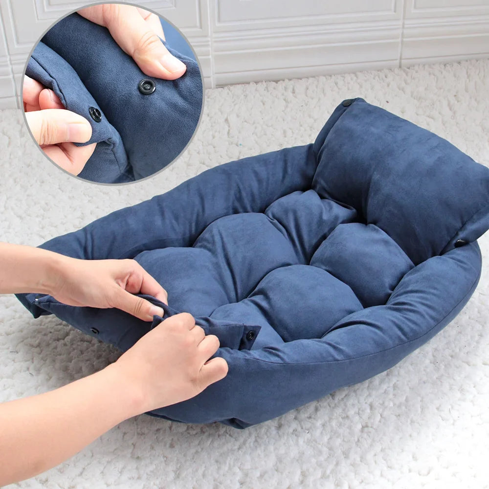 3-in-1 Hondenbed – Multifunctioneel Sofa, Bed en Mat voor Honden en Katten