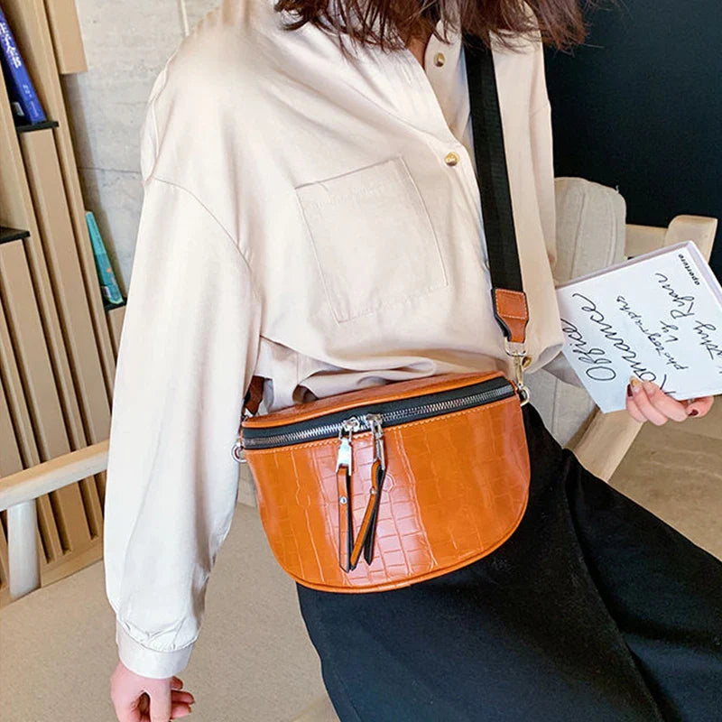 Croco Heuptas met Dubbele Rits – Trendy & Functioneel