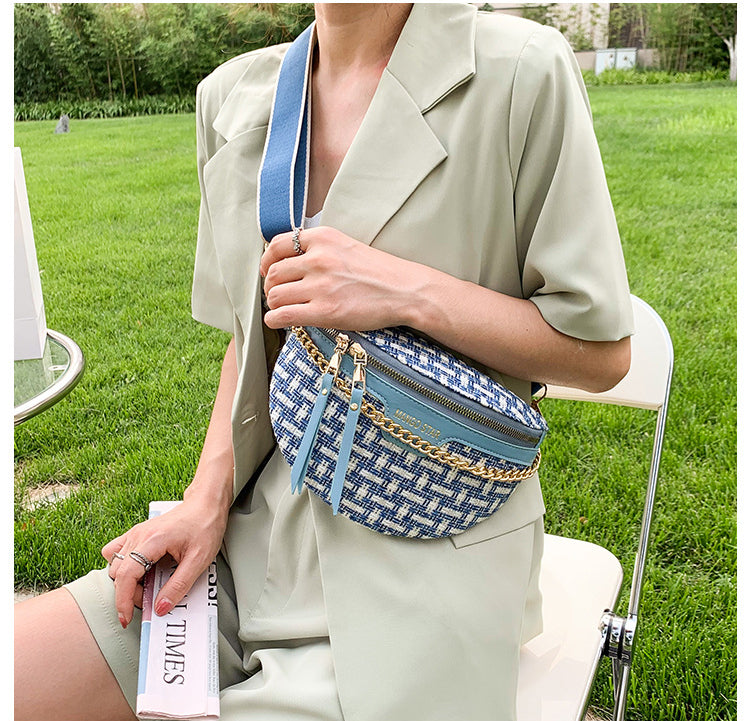Stijlvolle Crossbody Tas met Print – Trendy Schoudertas met Ritssluiting