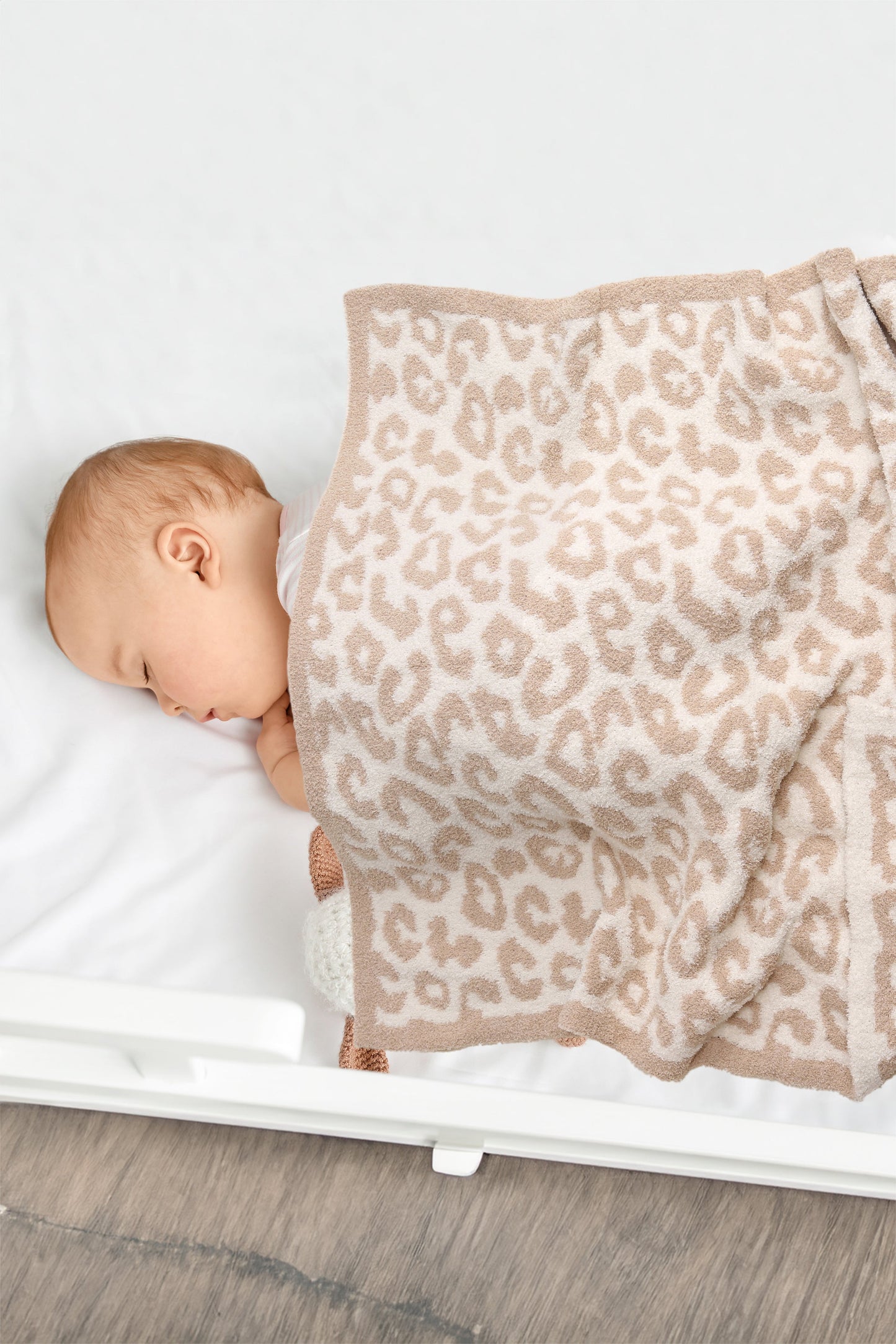 Kinderdeken met Luipaardprint – Zachte Luxe Fleece Plaid 74x89 cm