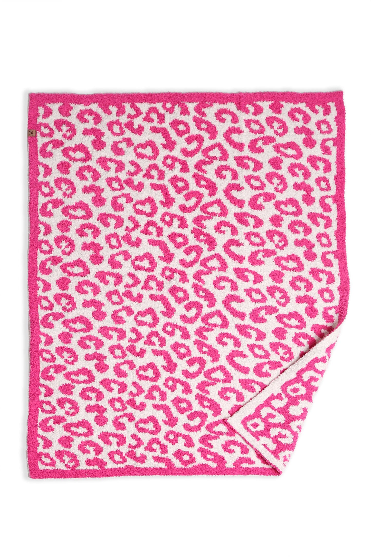 Kinderdeken met Luipaardprint – Zachte Luxe Fleece Plaid 74x89 cm