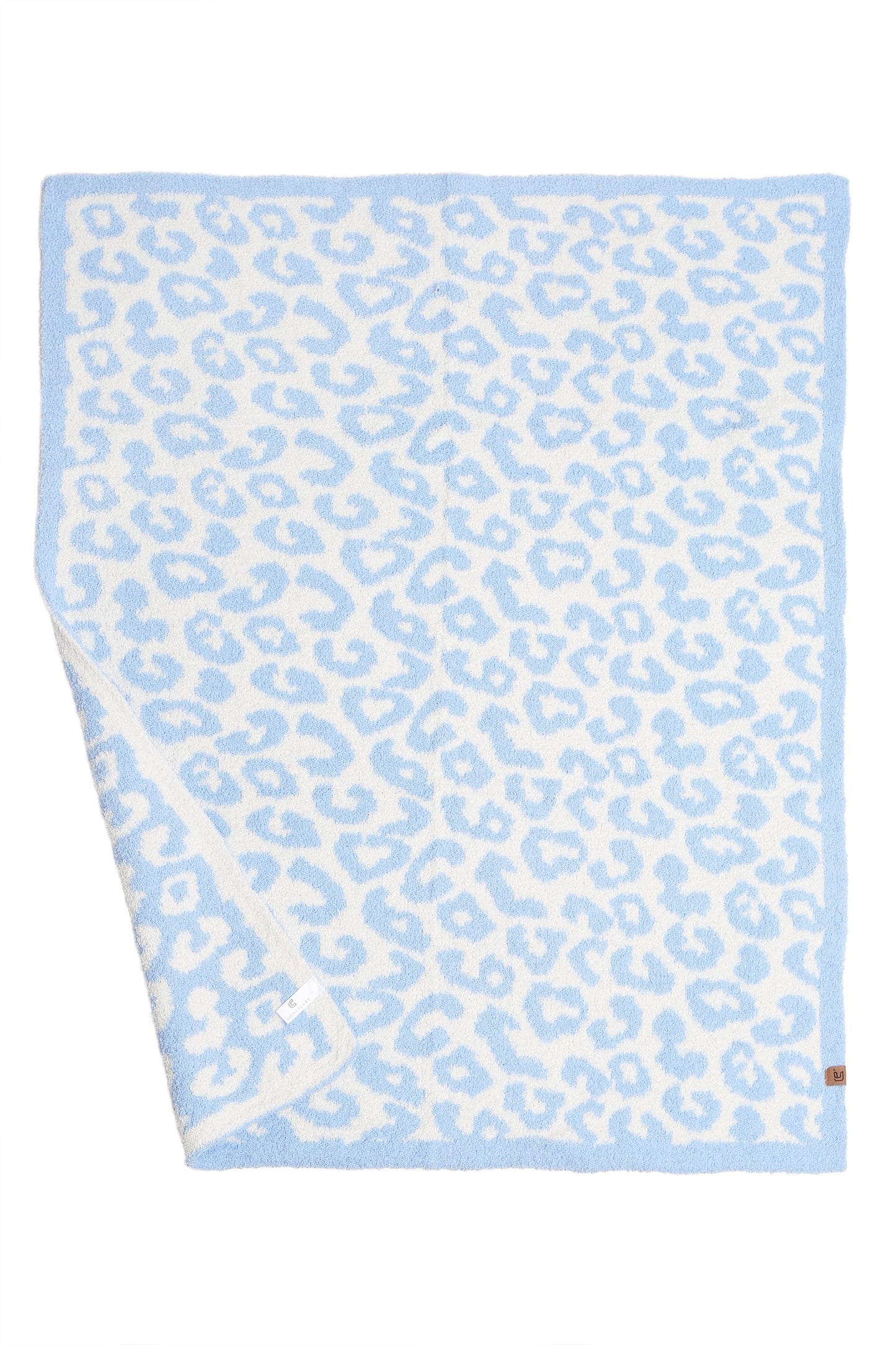 Kinderdeken met Luipaardprint – Zachte Luxe Fleece Plaid 74x89 cm
