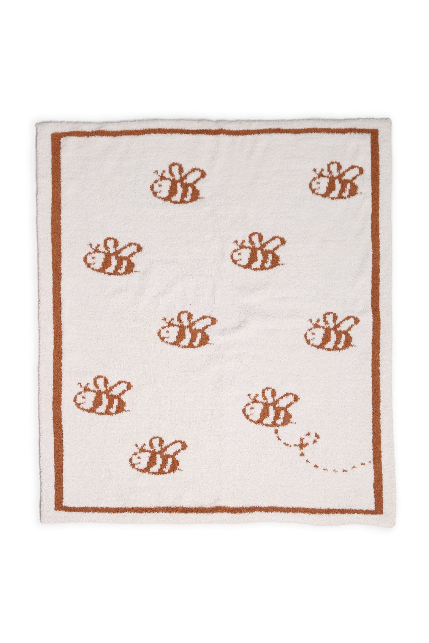 Kinderplaid – Zacht & Luxe Bijenpatroon