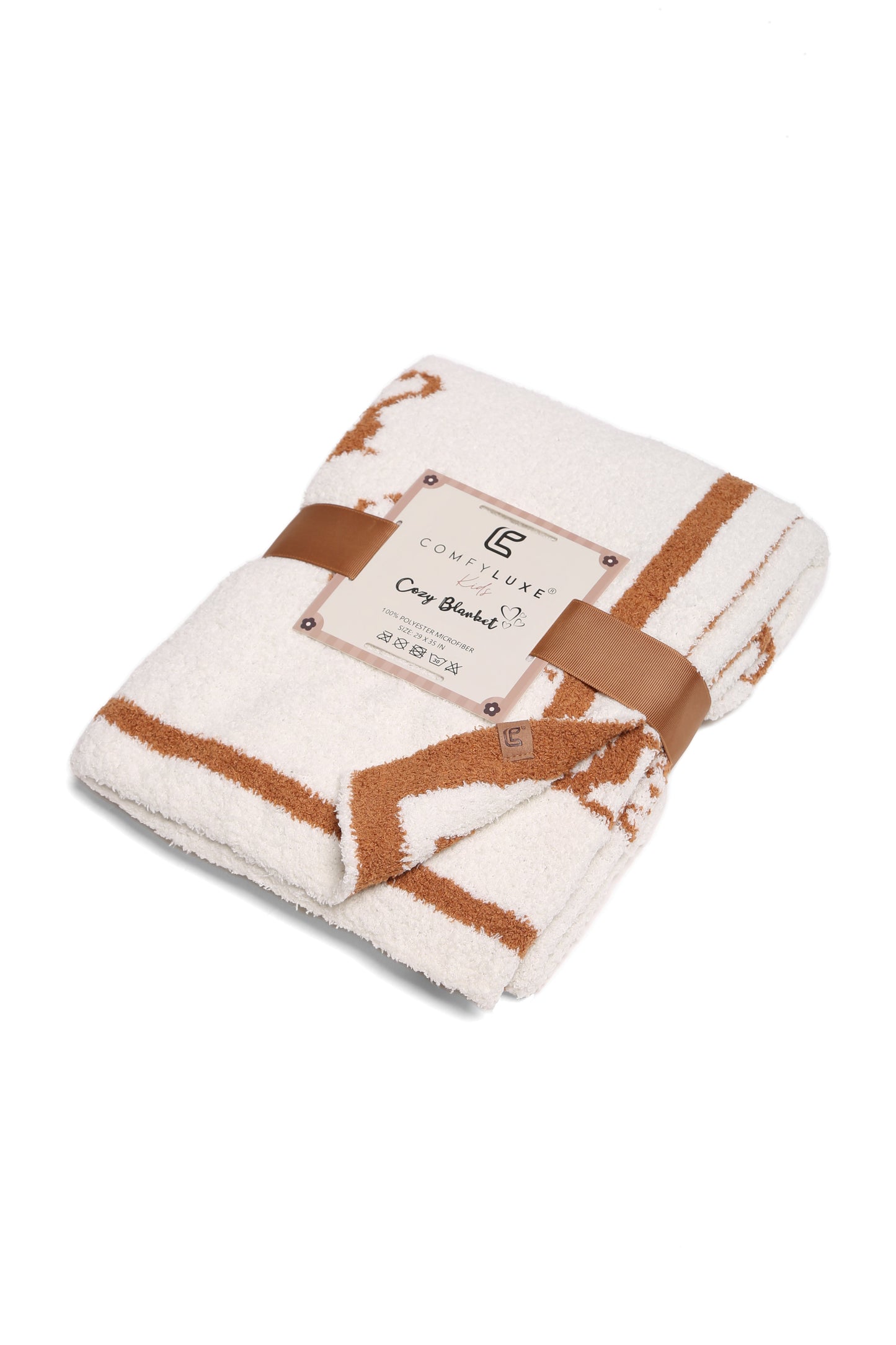 Kinderplaid – Zacht & Luxe Bijenpatroon