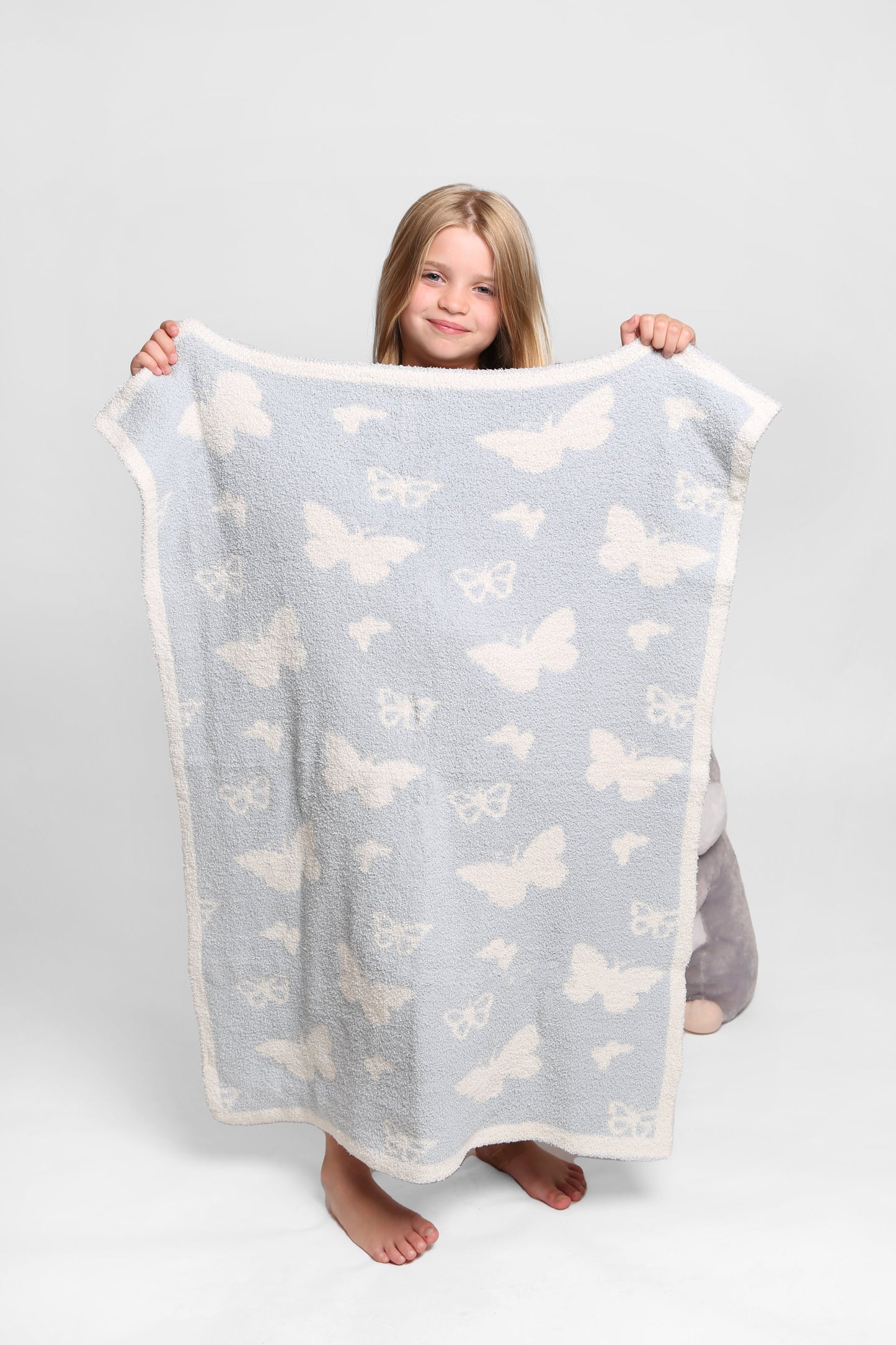 Kinderplaid – Zacht & Luxe Bijenpatroon