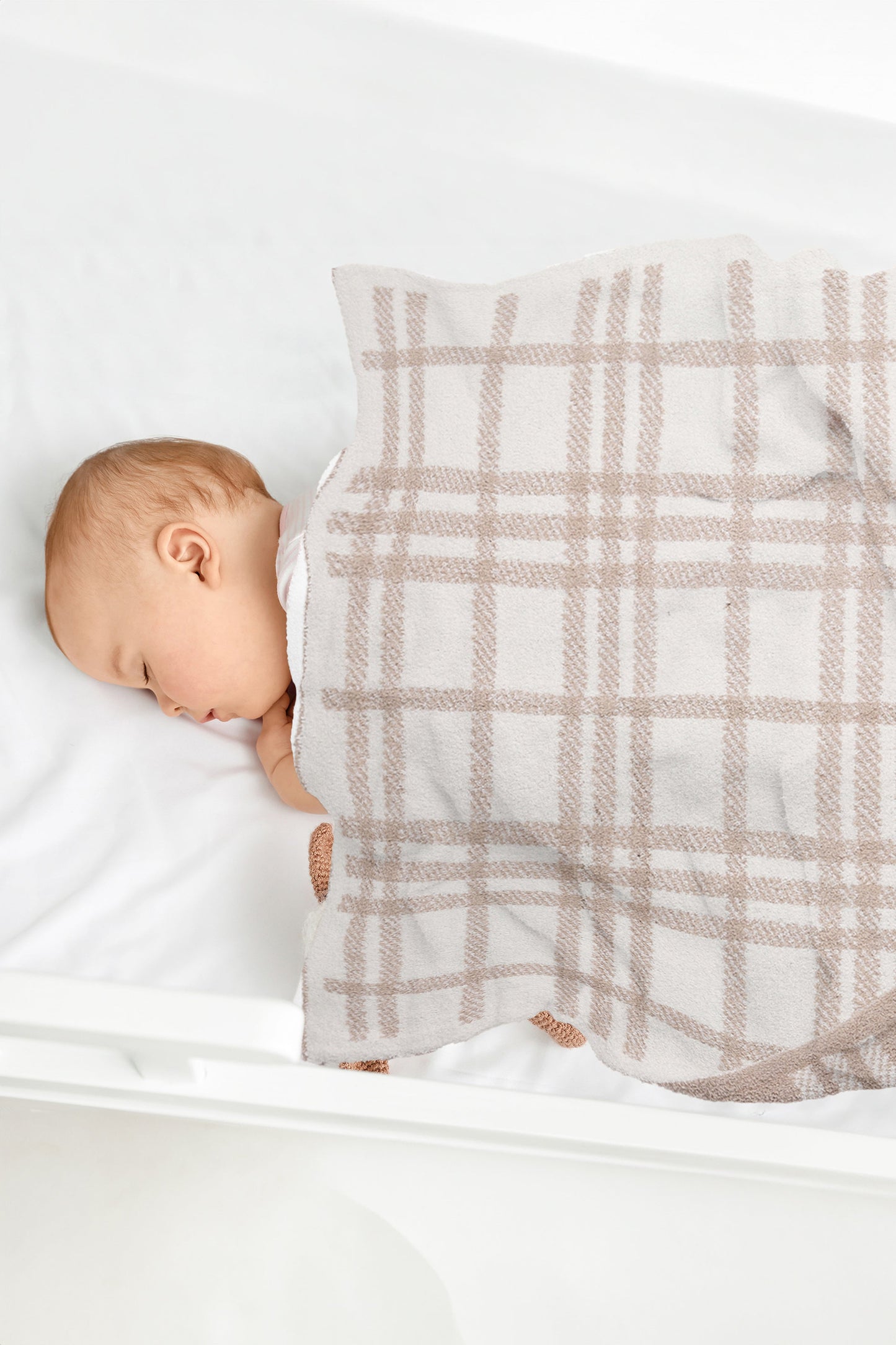 Kinderplaid – Zacht & Luxe Bijenpatroon
