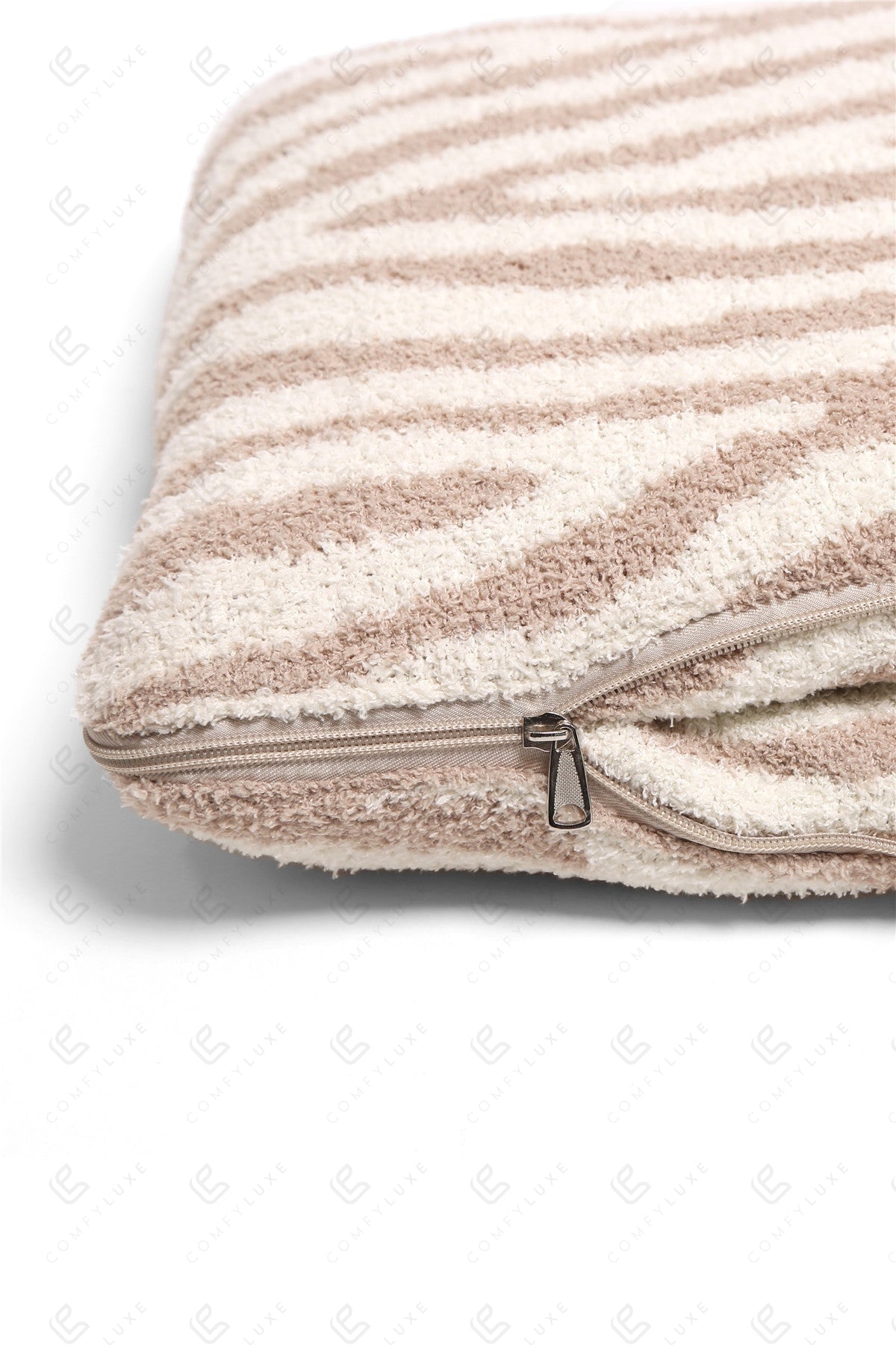 Zebra Print Luxe 2-in-1 Plaid & Kussen – Zachte Woondeken