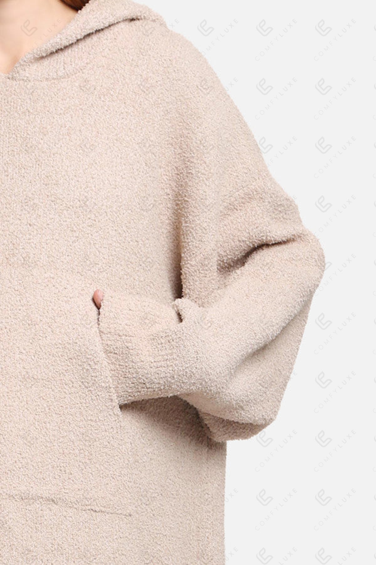 Oversized Dames Hoodie Deken – Zachte Wearable Blanket met Capuchon & Zak