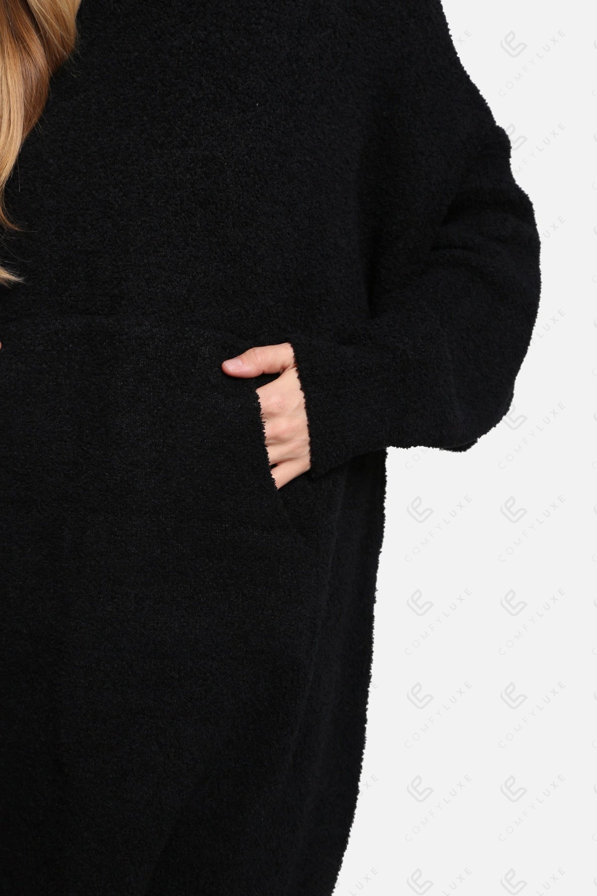 Oversized Dames Hoodie Deken – Zachte Wearable Blanket met Capuchon & Zak