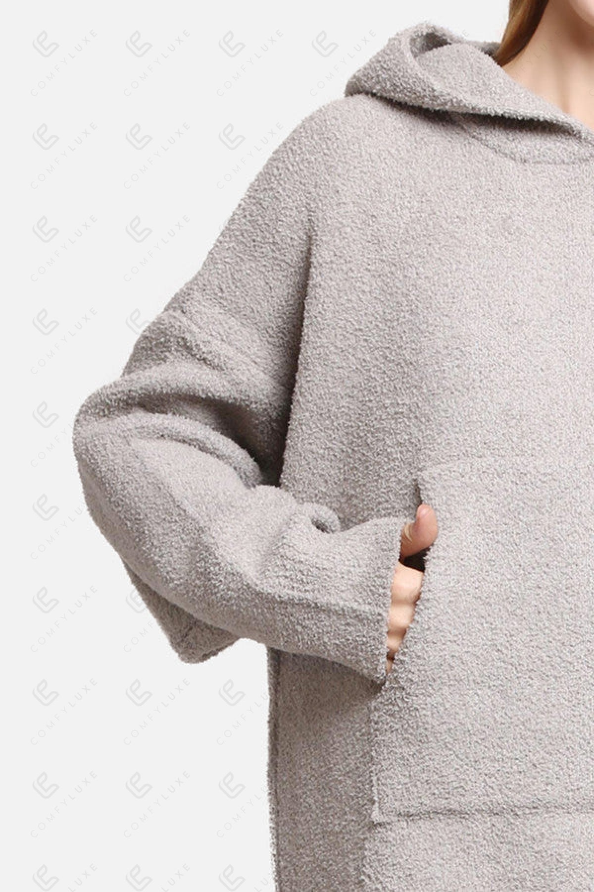 Oversized Dames Hoodie Deken – Zachte Wearable Blanket met Capuchon & Zak