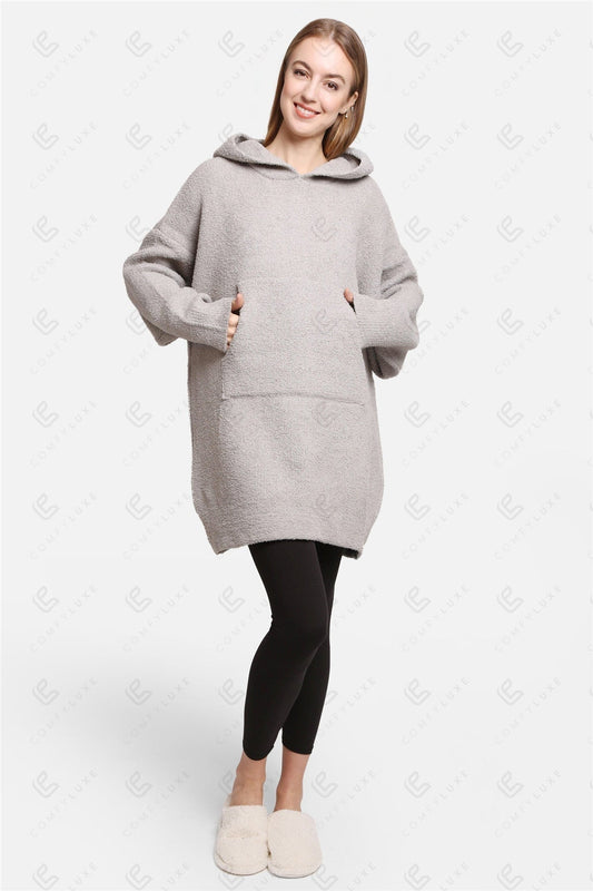 Oversized Dames Hoodie Deken – Zachte Wearable Blanket met Capuchon & Zak