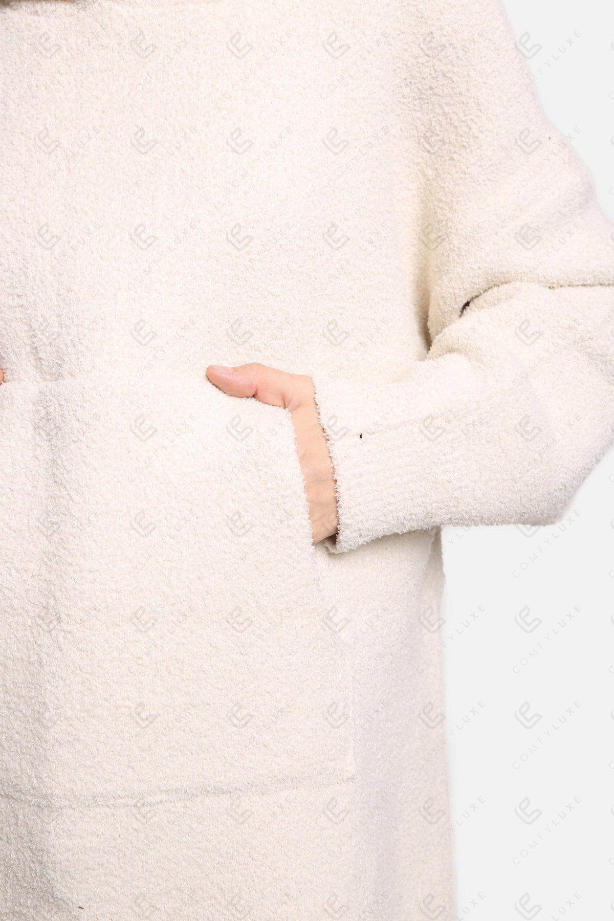 Oversized Dames Hoodie Deken – Zachte Wearable Blanket met Capuchon & Zak