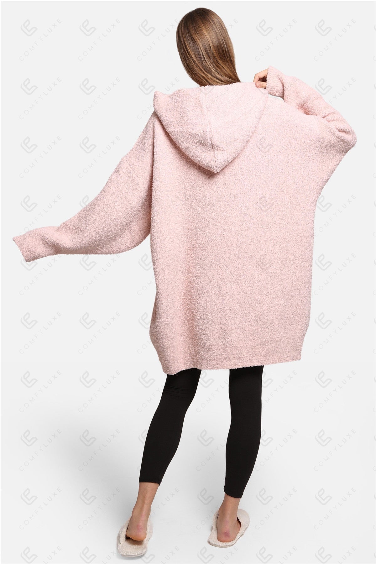 Oversized Dames Hoodie Deken – Zachte Wearable Blanket met Capuchon & Zak