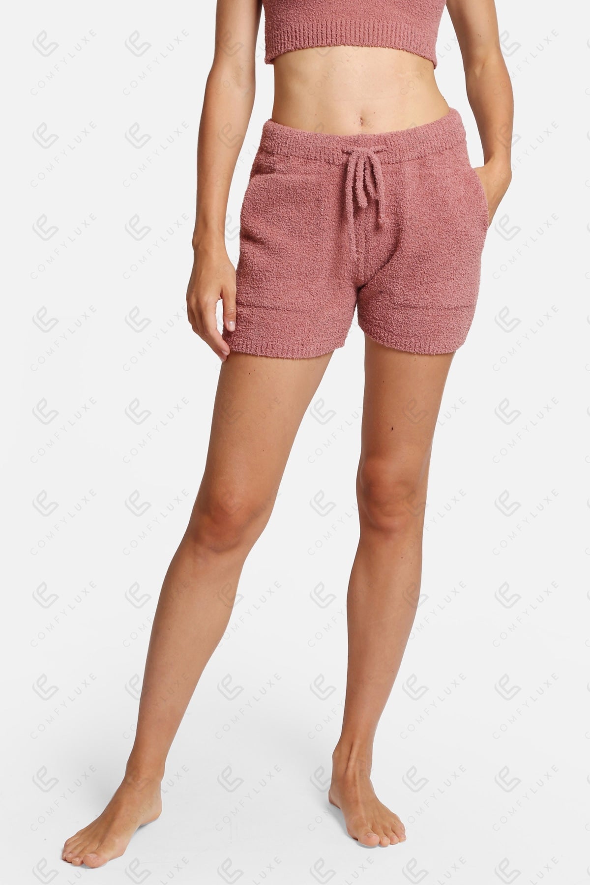 Zachte Dames Lounge Shorts met Pockets & Trekkoord – Comfortabele Loungewear