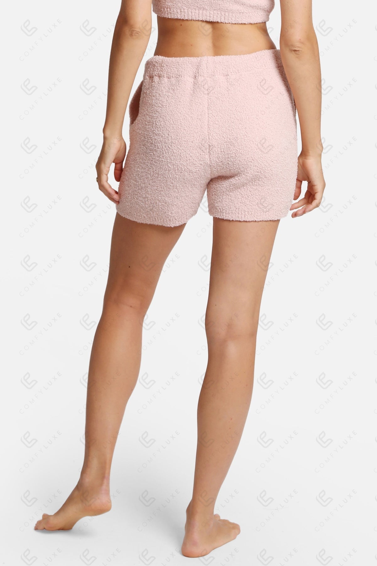 Smiley Lounge Shorts Dames – Zachte Shorts met Zakken & Trekkoord