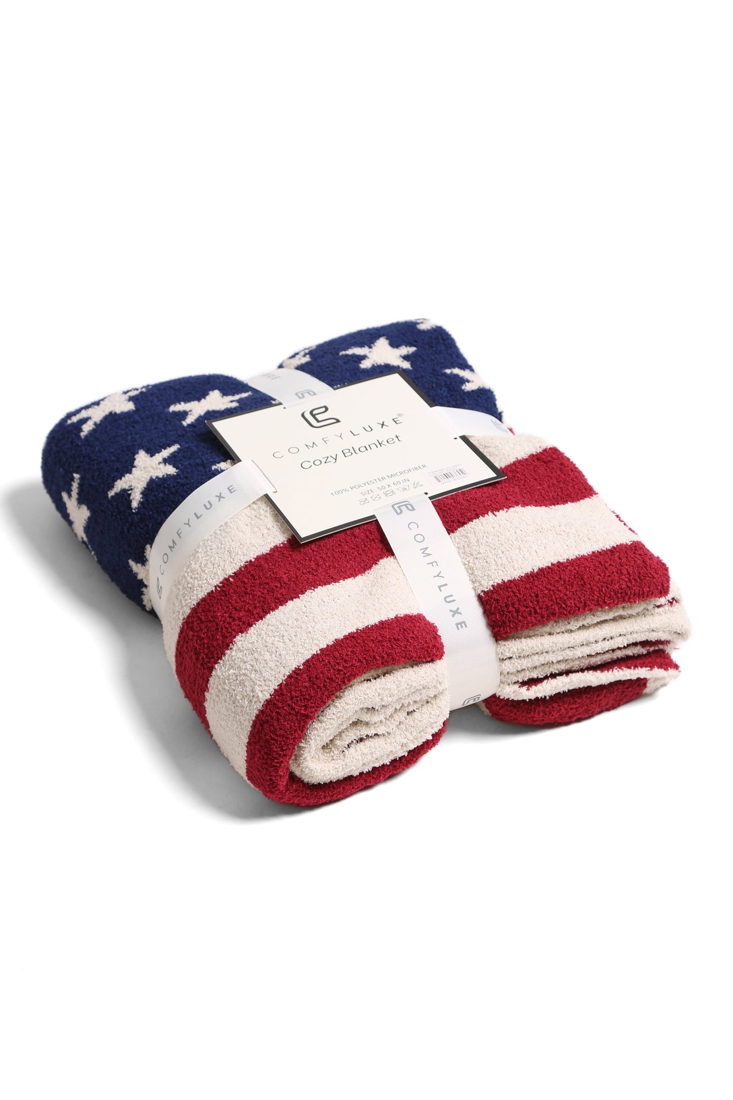 American Flag Luxe Fleece Plaid – Sterren & Strepen Deken 127x152 cm