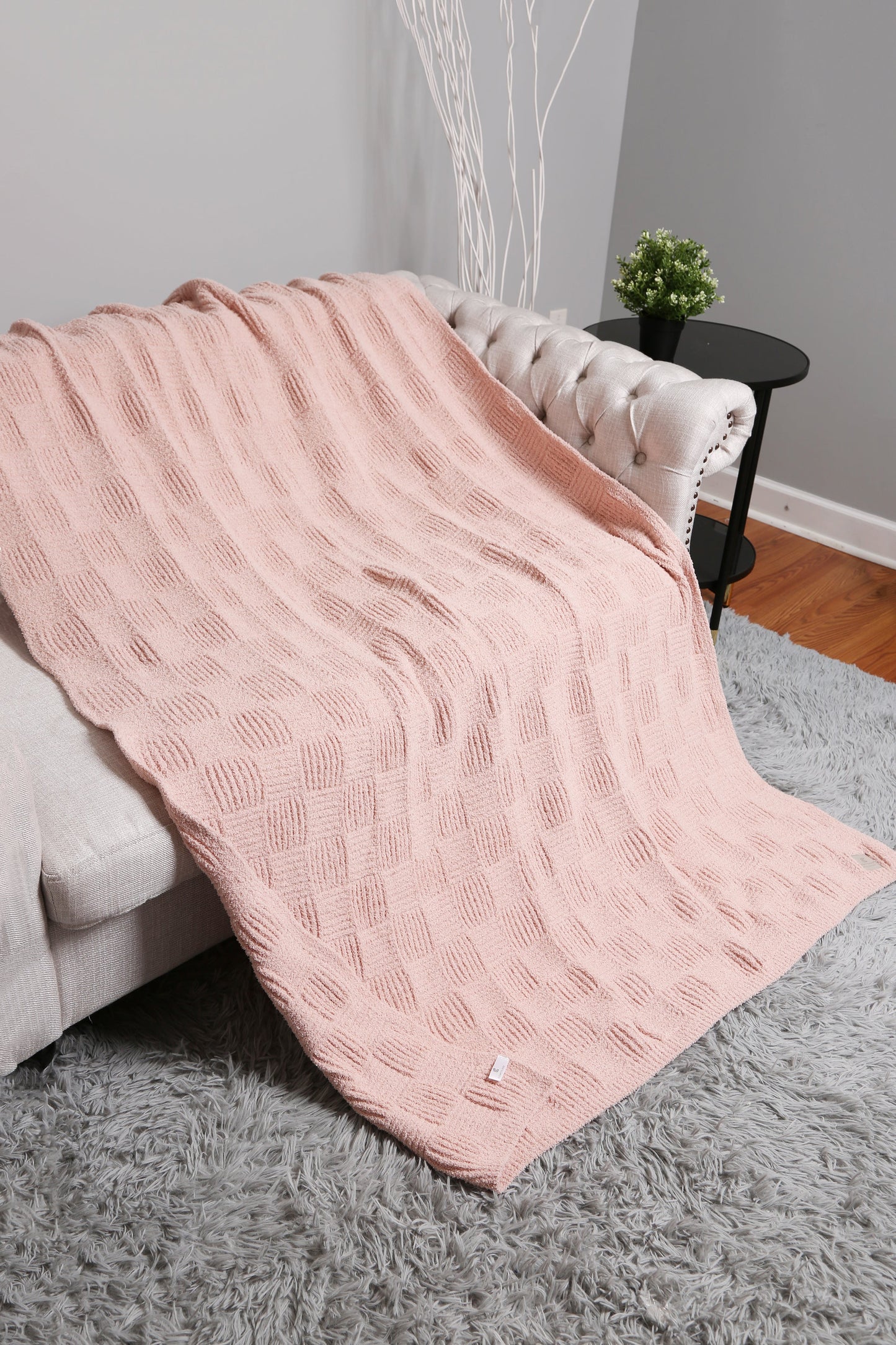 Luxe Gebreide Fleece Plaid – Zacht & Stijlvol