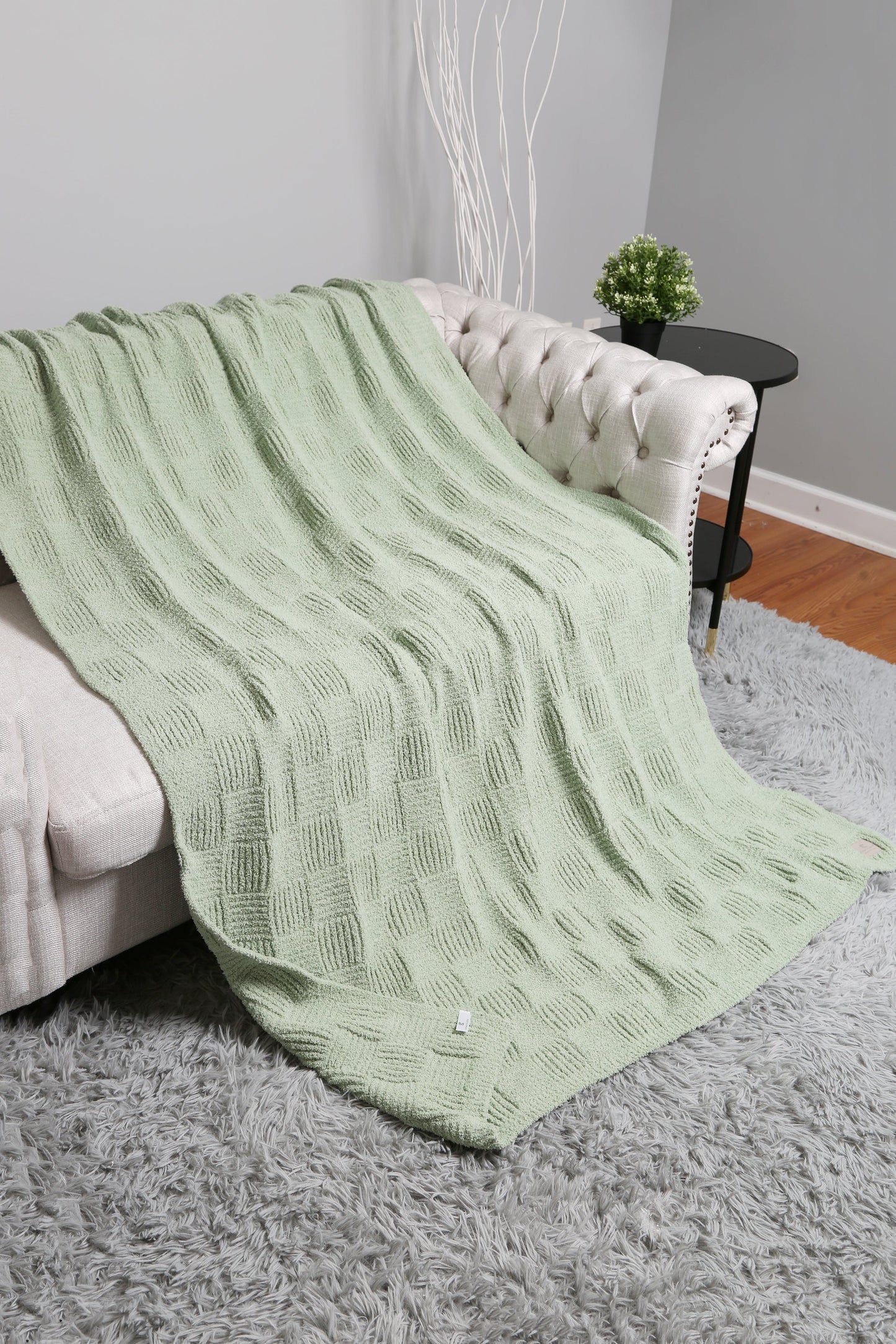 Luxe Gebreide Fleece Plaid – Zacht & Stijlvol