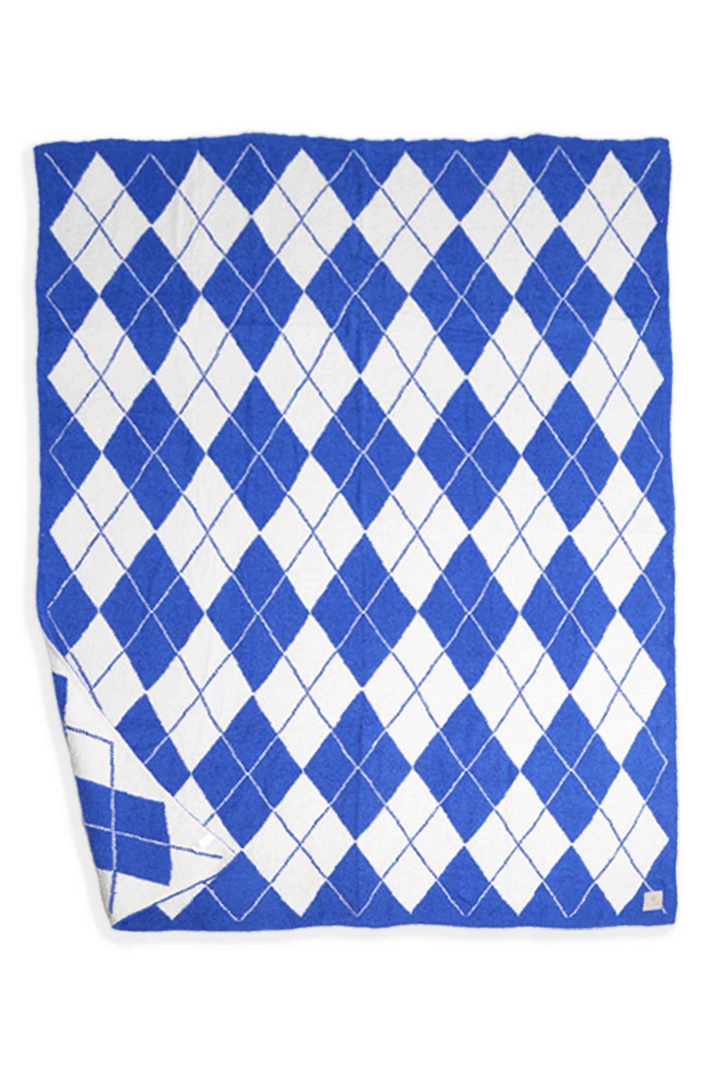 Luxe Geruite Argyle Plaid – Zachte Woondeken