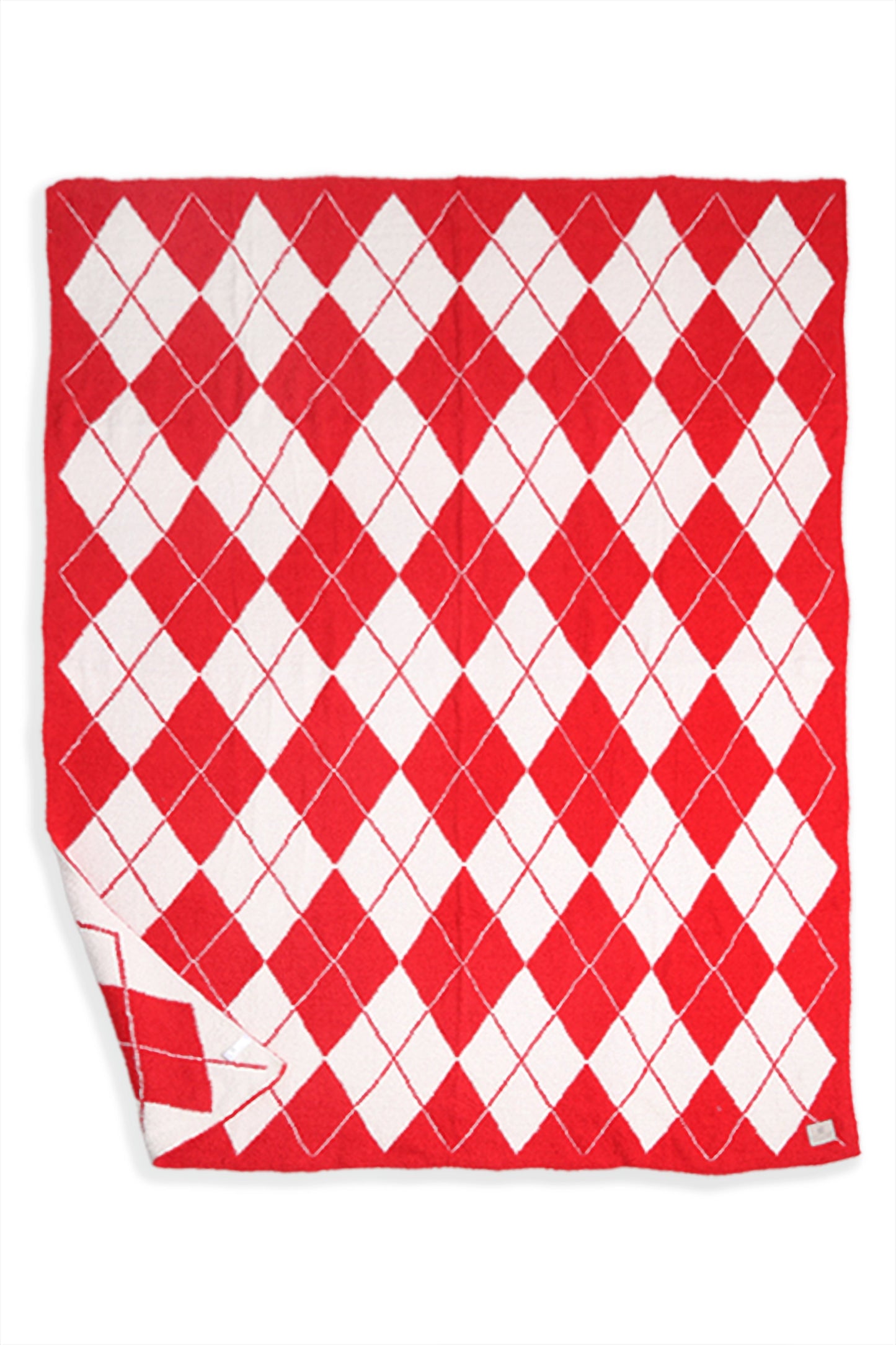Luxe Geruite Argyle Plaid – Zachte Woondeken