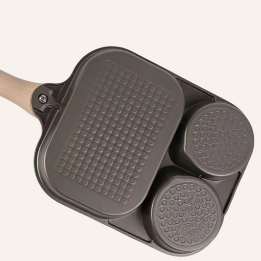 Elegant & Duurzaam Titanium Koekenpan – PFOA-vrije Pan voor Gezond Ontbijt & Allround Koken