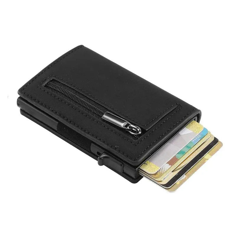 Premium RFID Portemonnee met Ritsvak – Compact en Anti-Skim Bescherming
