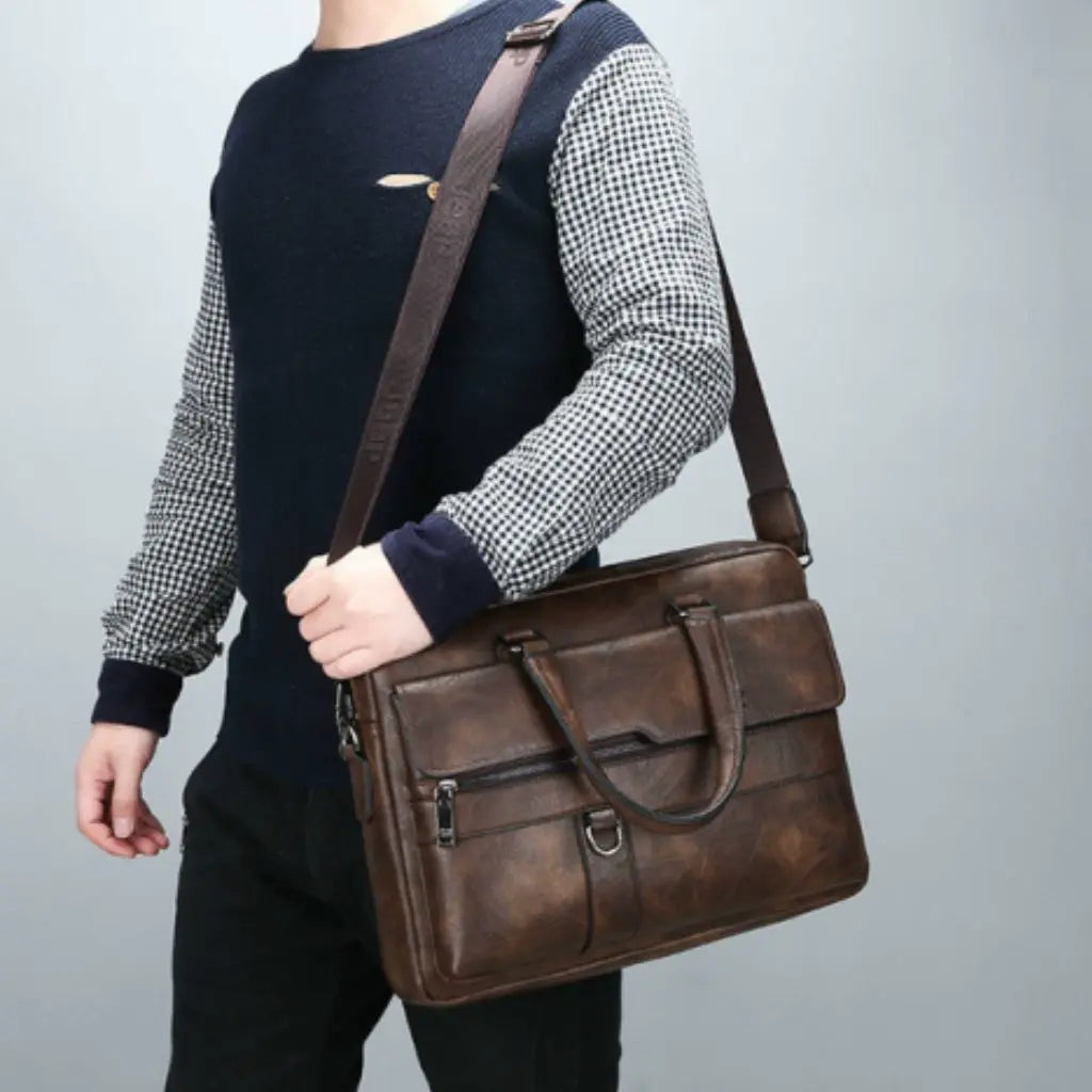 Leren laptoptas bruin – Stijlvol, Duurzaam & Functioneel