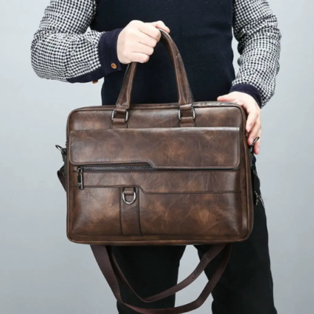 Leren laptoptas bruin – Stijlvol, Duurzaam & Functioneel