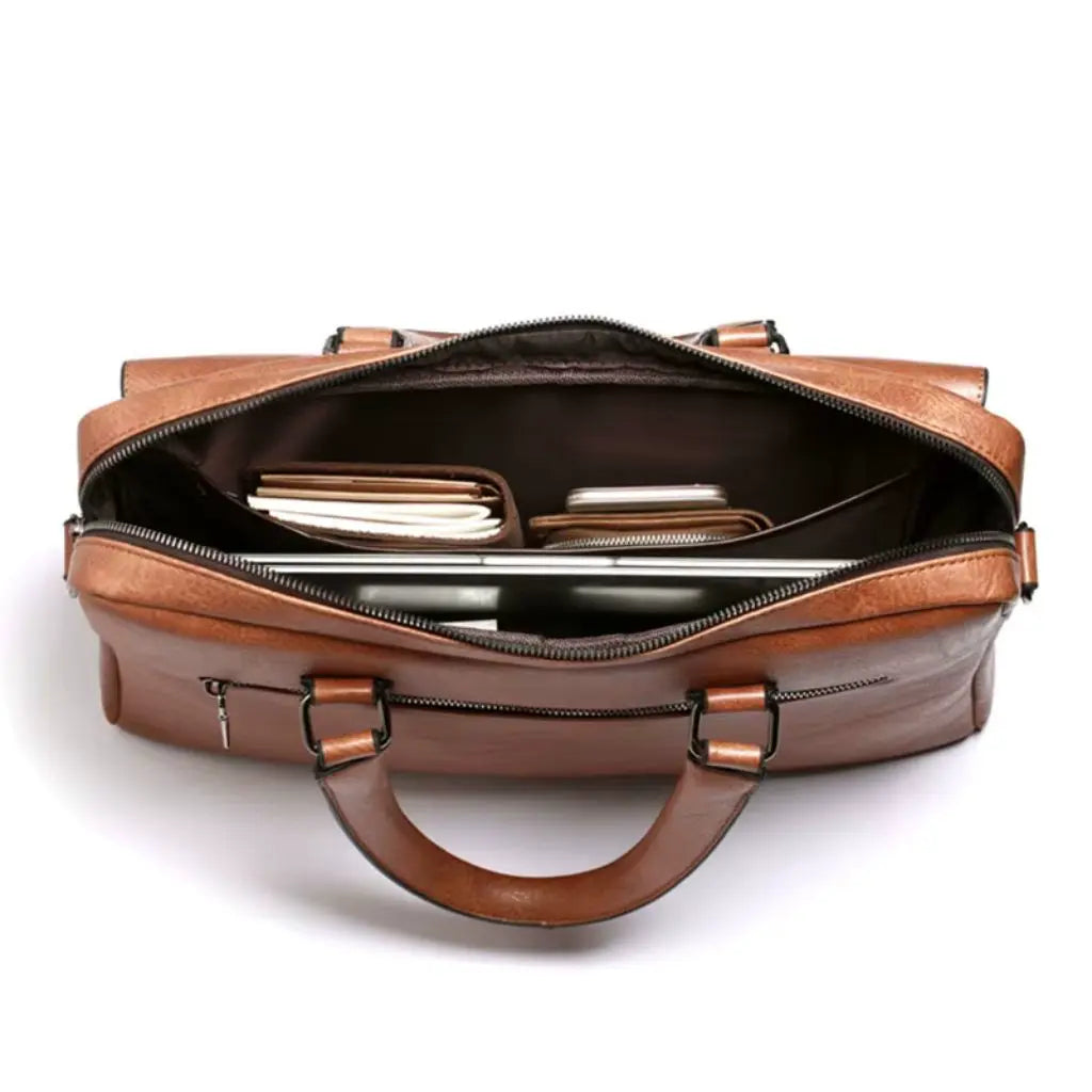 Leren laptoptas bruin – Stijlvol, Duurzaam & Functioneel