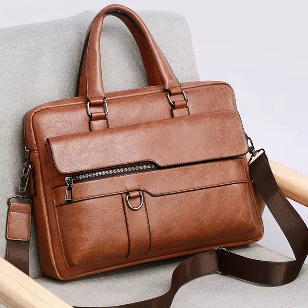 Leren laptoptas bruin – Stijlvol, Duurzaam & Functioneel