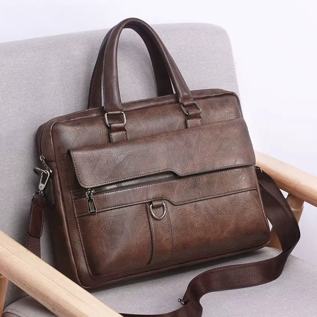 Leren laptoptas bruin – Stijlvol, Duurzaam & Functioneel