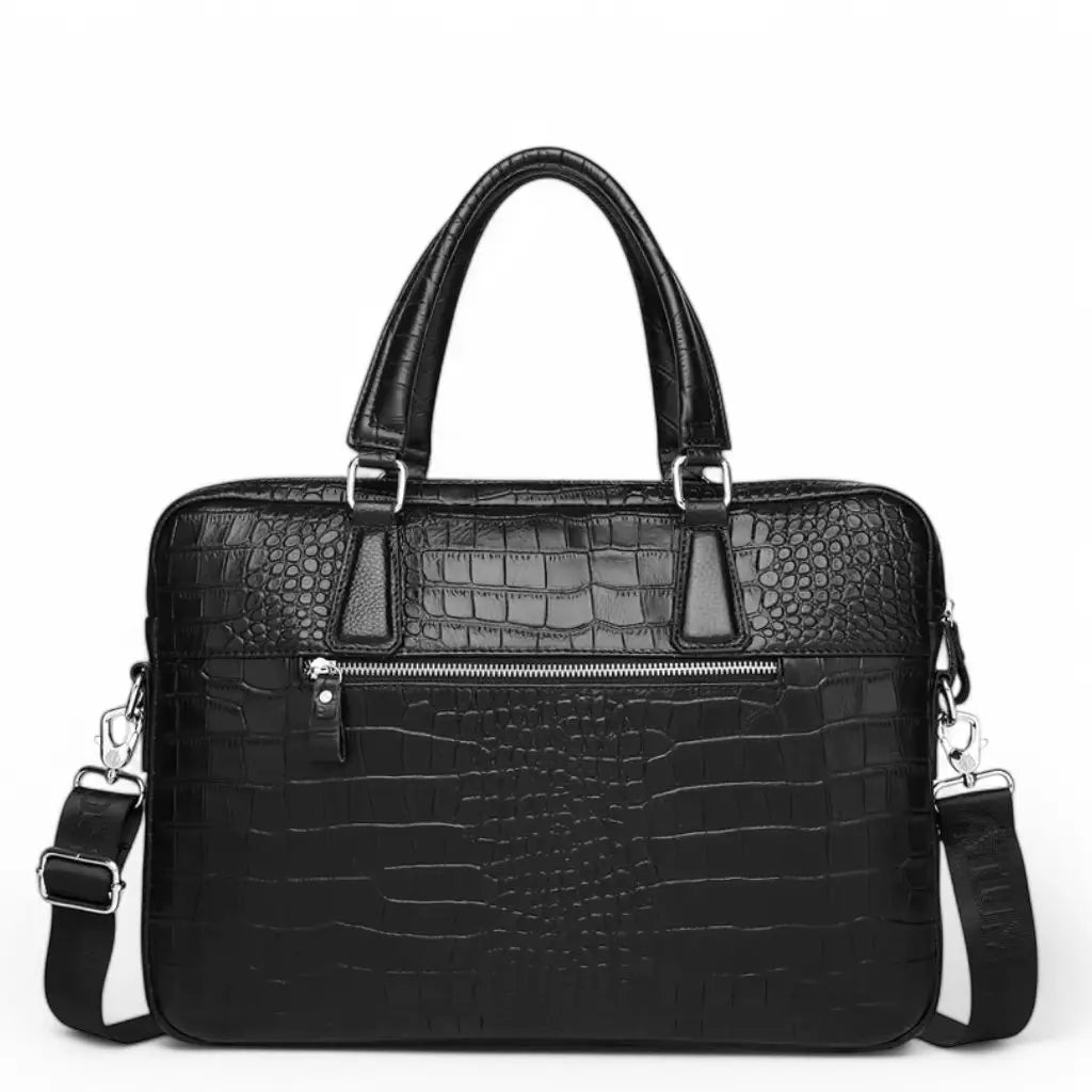 Leren laptoptas dames kroko 15.6 inch – Stijlvol & duurzaam