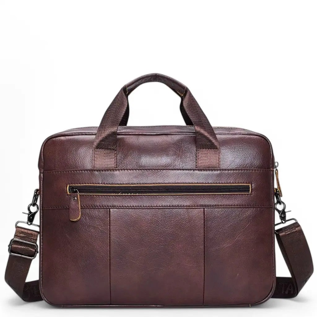 Leren laptoptas heren 14 inch – Luxe, Duurzaam & Beschermend
