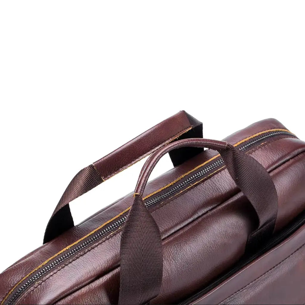 Leren laptoptas heren 14 inch – Luxe, Duurzaam & Beschermend