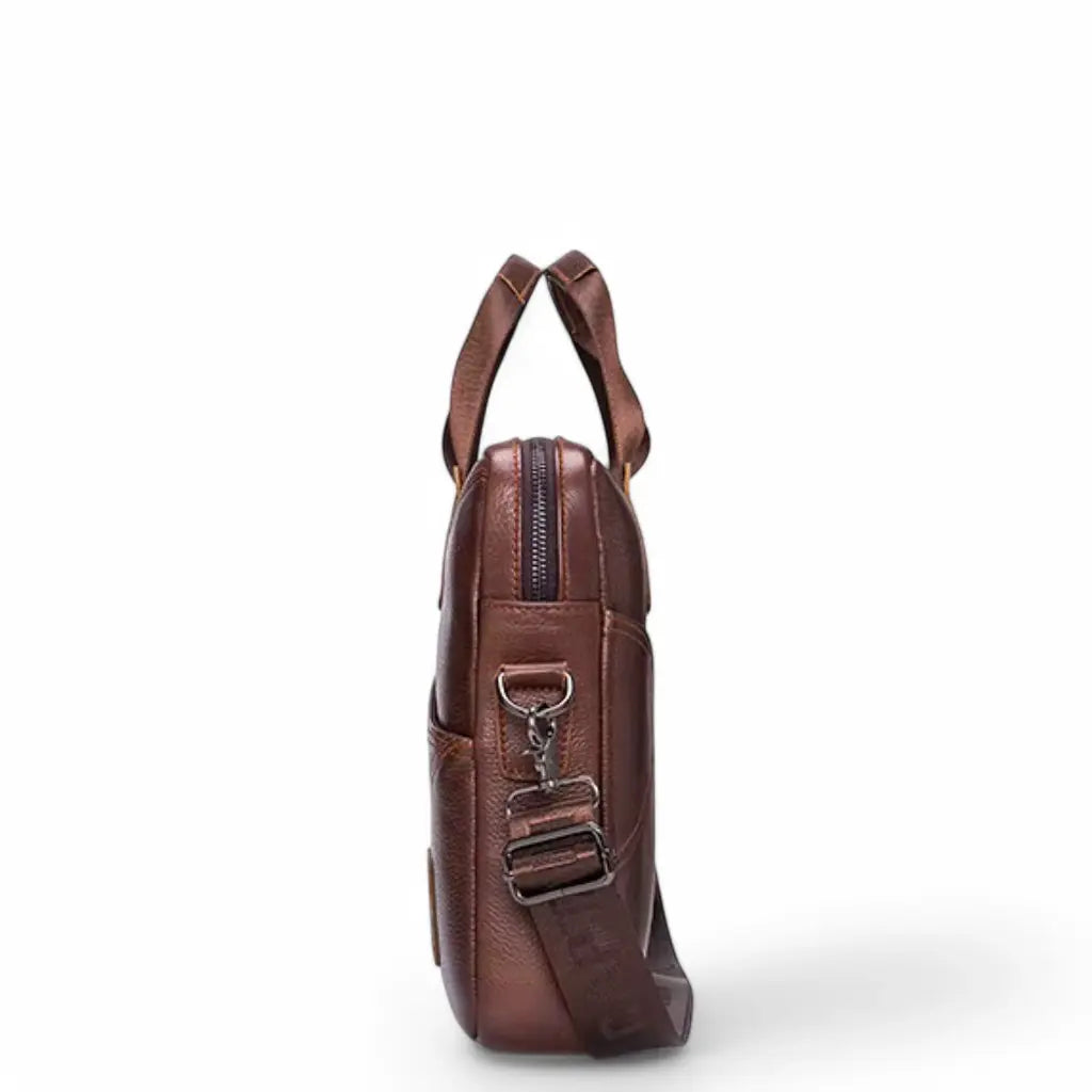 Leren Laptoptas Zwart – Elegant & Functioneel