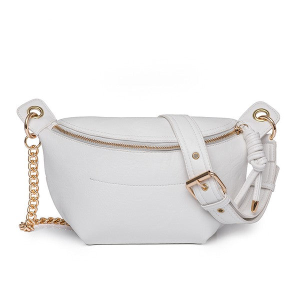 Vegan Leren Crossbody & Heuptas – Minimalistisch en Stijlvol