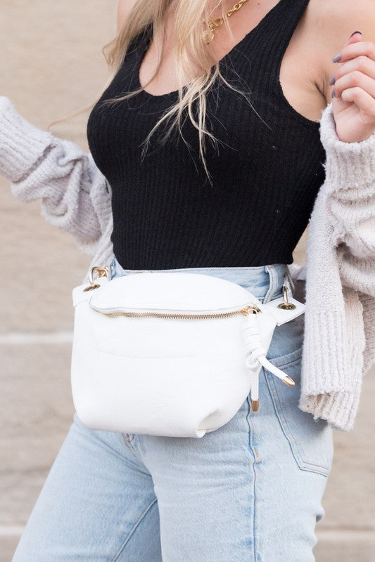 Vegan Leren Crossbody & Heuptas – Minimalistisch en Stijlvol