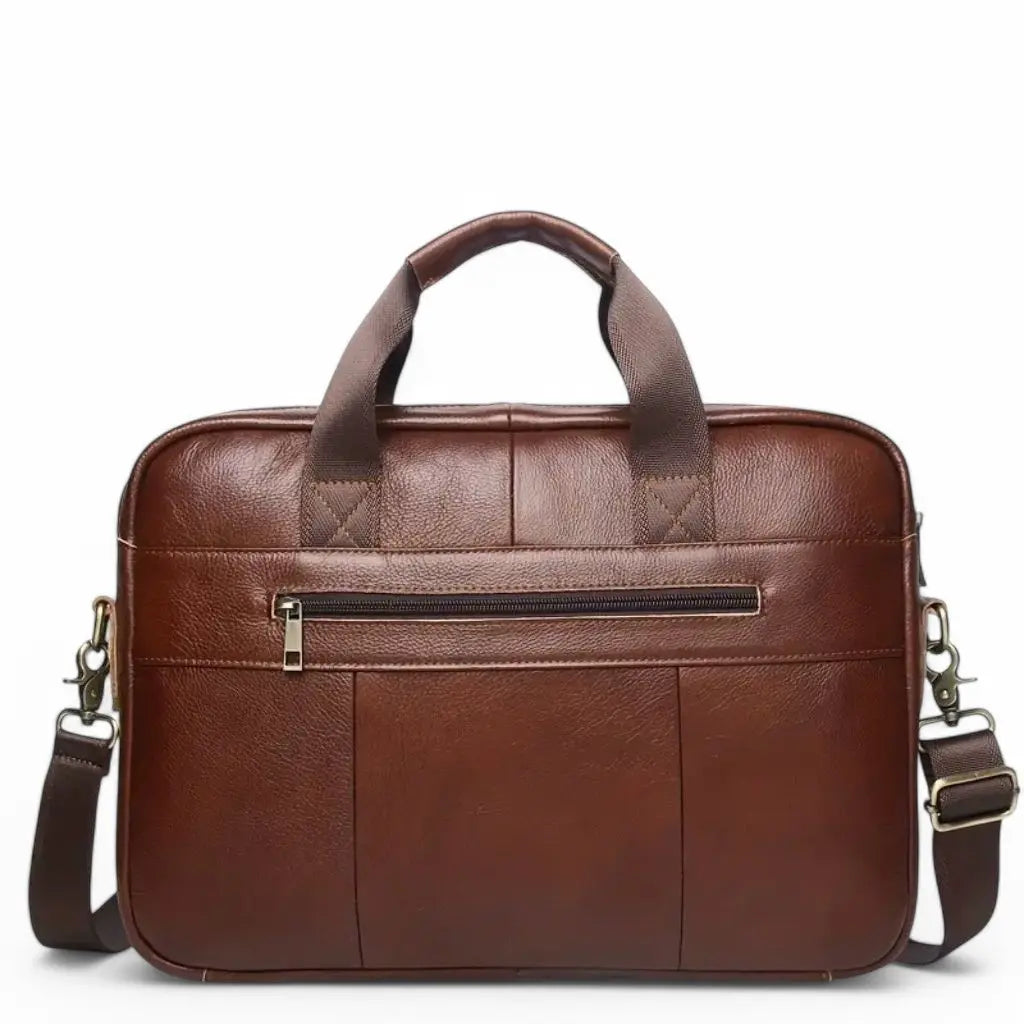 Leren Laptoptas Heren 15.6 inch – Luxe & Praktische Werktas voor Laptop