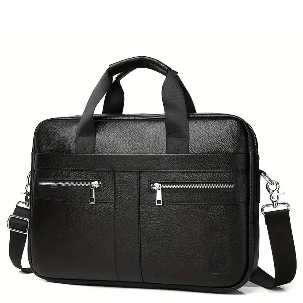 Leren Laptoptas Heren 15.6 inch – Luxe & Praktische Werktas voor Laptop