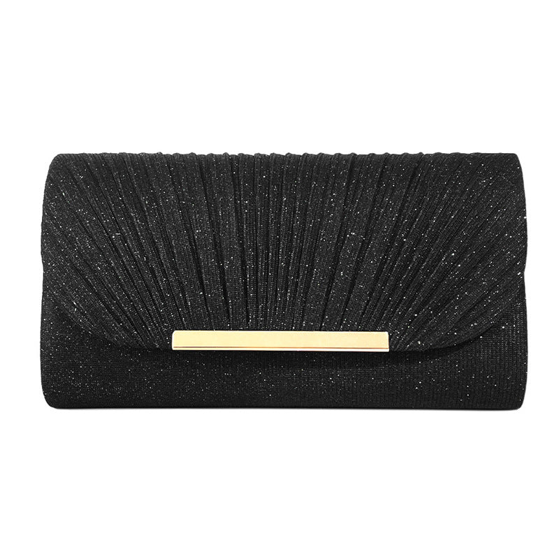 Elegante Avond Clutch – Glanzende Party Tas met Gouden Sluiting – Meerdere Kleuren