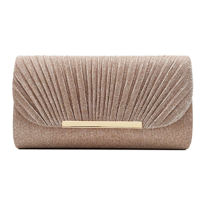 Elegante Avond Clutch – Glanzende Party Tas met Gouden Sluiting – Meerdere Kleuren
