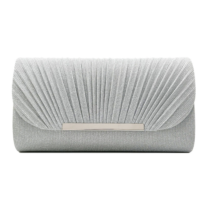 Elegante Avond Clutch – Glanzende Party Tas met Gouden Sluiting – Meerdere Kleuren