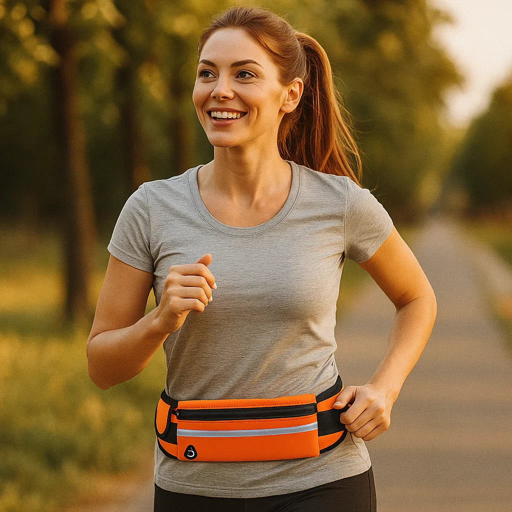 Sportieve Running Heuptas – Waterafstotend, Reflecterend en Lichtgewicht