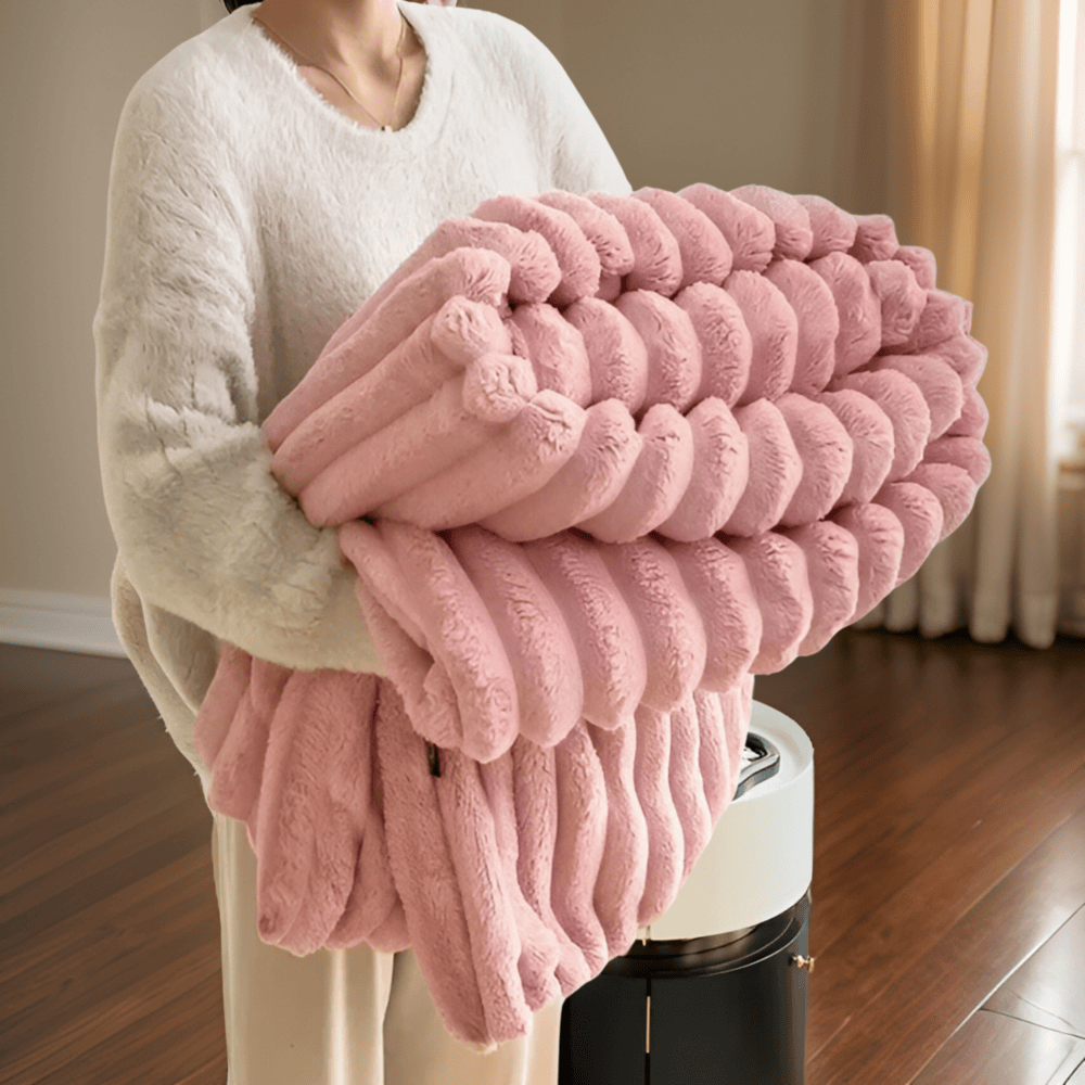 Cozy Fleece Deken – Superzachte & Warme Plaid voor Bank en BedCozyBlanket - Lyxig Plyschfleecefilt för Soffan - Mjuk, Varm och Mysig filt för Soffan och Vardagsrummet
