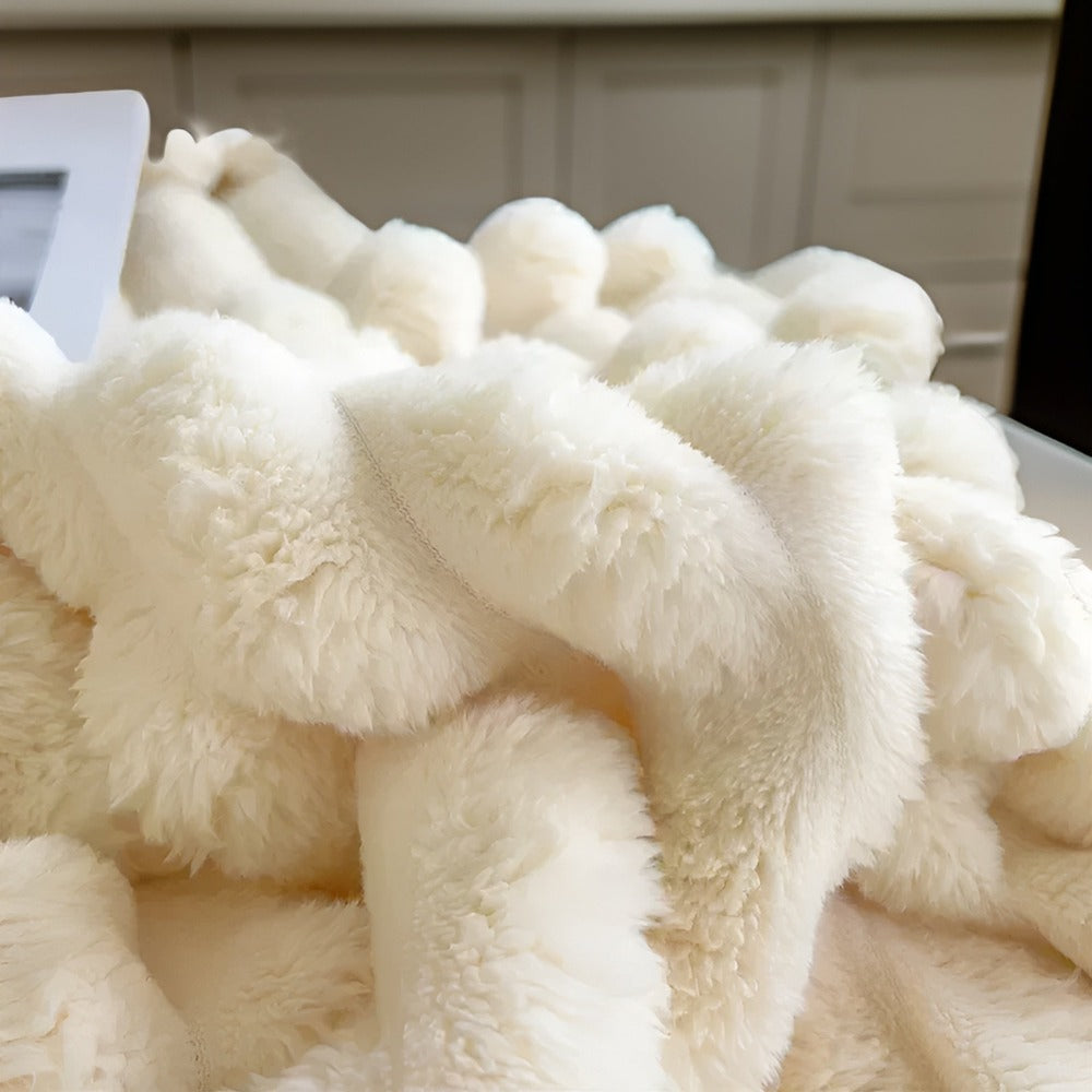 Cozy Fleece Deken – Superzachte & Warme Plaid voor Bank en BedCozyBlanket - Lyxig Plyschfleecefilt för Soffan - Mjuk, Varm och Mysig filt för Soffan och Vardagsrummet